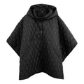 Wave Pattern Padded Cape